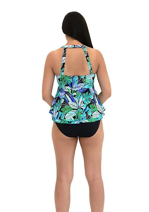 Fit 4 U 4 U Fit 4 Ur Hips Palms Hi Neck 2 Tier Top 2