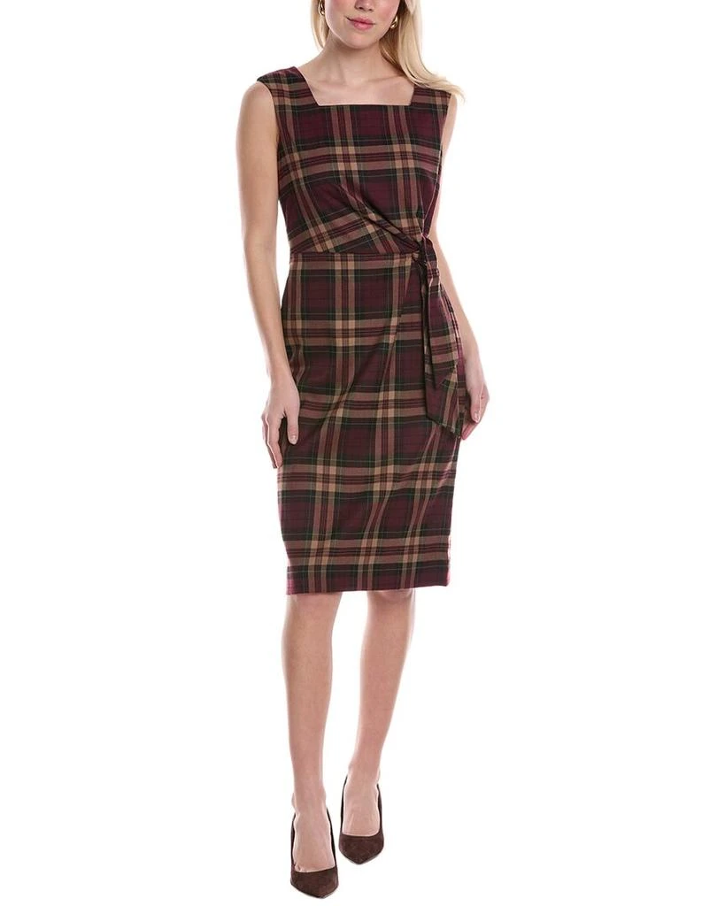 Tahari Tie Side Sheath Dress 1