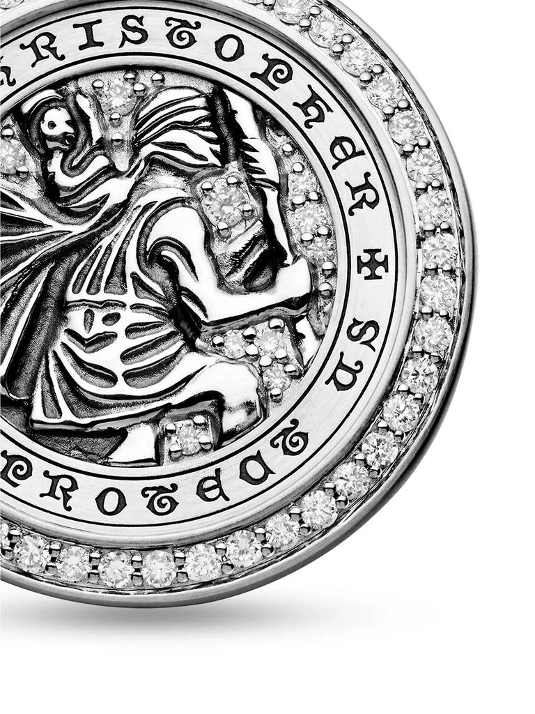David Yurman St. Christopher Amulet in Sterling Silver 6
