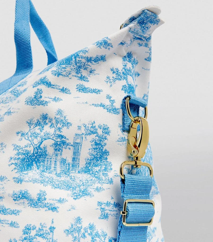 Harrods Toile Foldable Overnight Bag 9