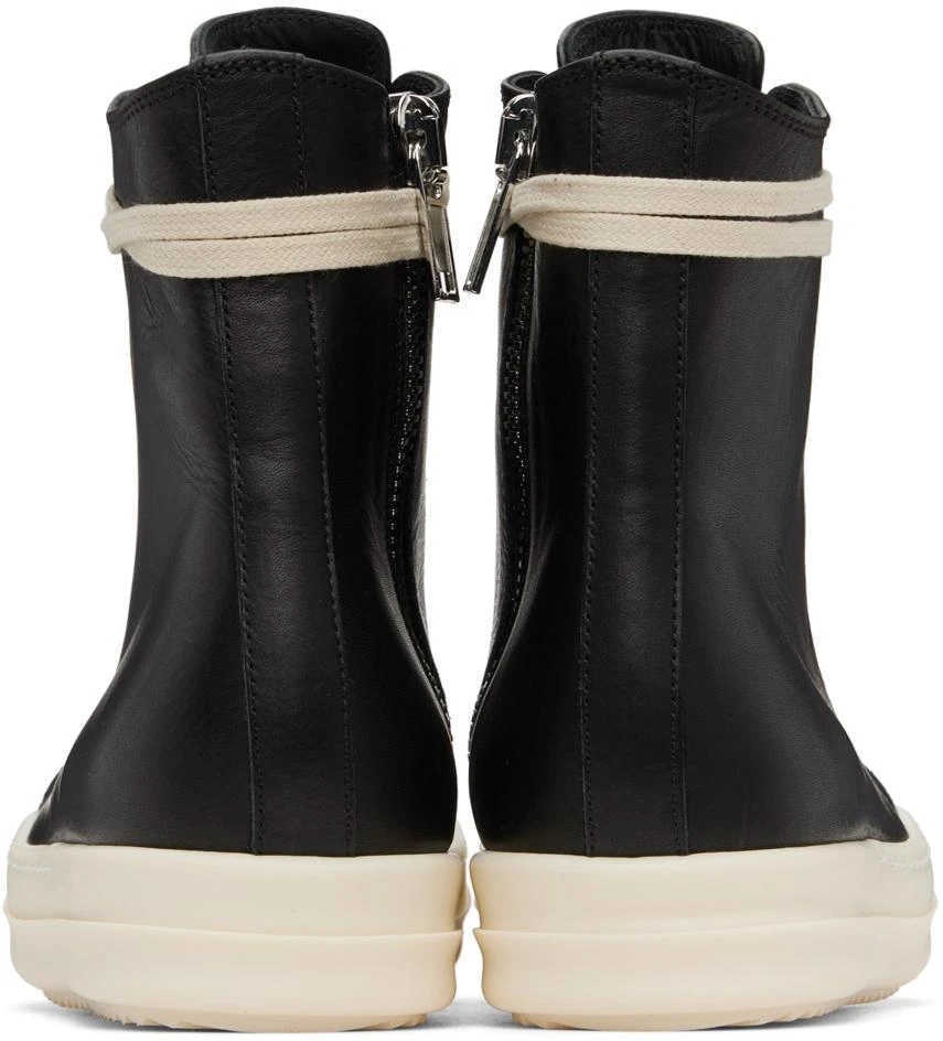 Rick Owens Black Porterville Washed Calf Sneakers 2