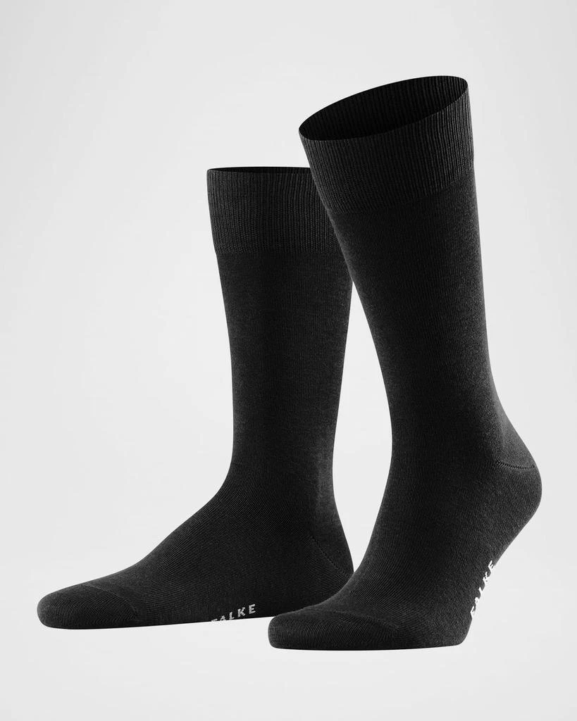 FALKE Men's Happy Box 5-Pack Crew Sock Bundle 6