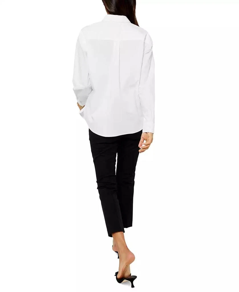 A Pea in the Pod Classic Button Down Maternity Boyfriend Shirt 5