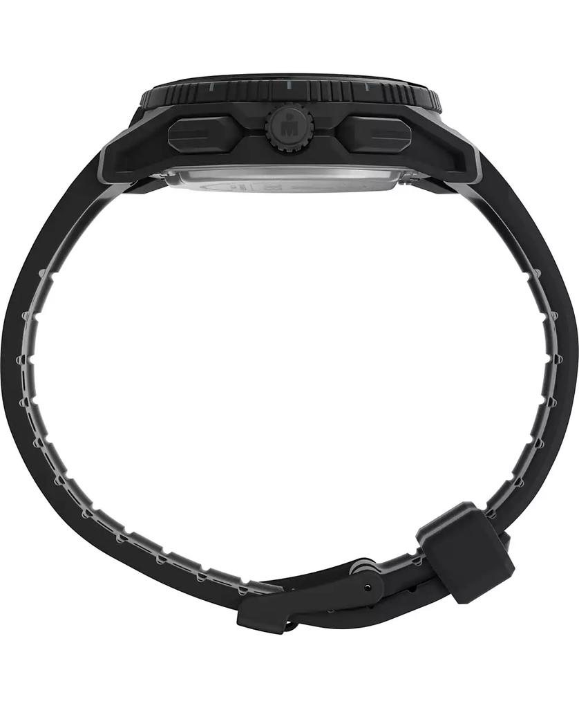 Timex Men's Digital Black Polyurethane Strap Watch, 47mm