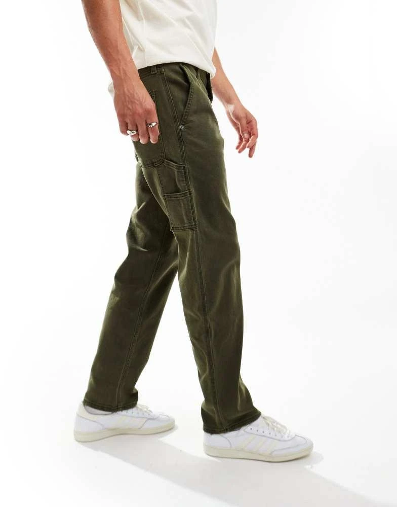 HOLLISTER Hollister loose fit carpenter jeans in mid wash 1