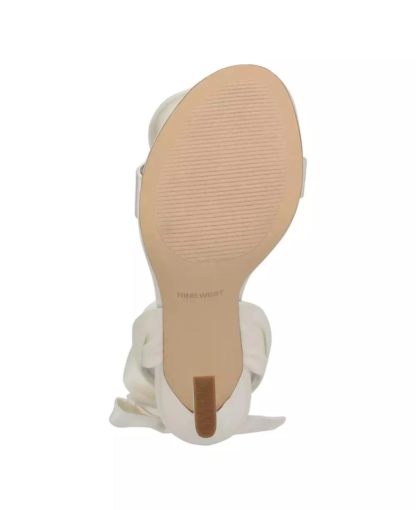 Nine West Women's Krave Bridal Tapered Heel Dress Sandals 5