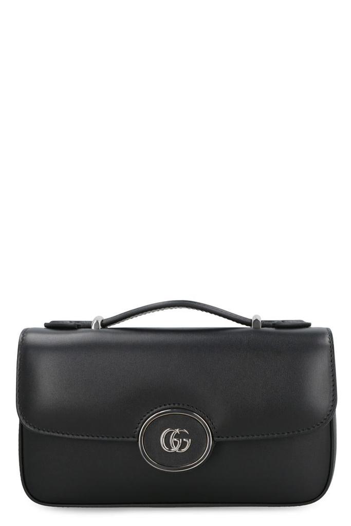 Gucci Gucci Petite Gg Mini Leather Shoulder Bag - Shoulder