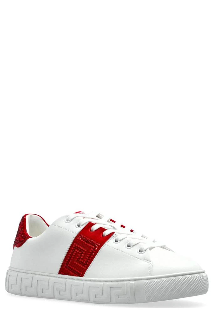 Versace Versace Greca Embellished Lace-Up Sneakers 2