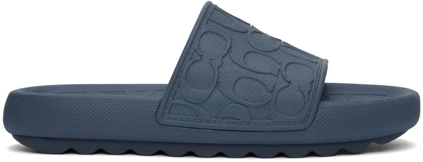 Coach Blue Obi Sport Slides 1