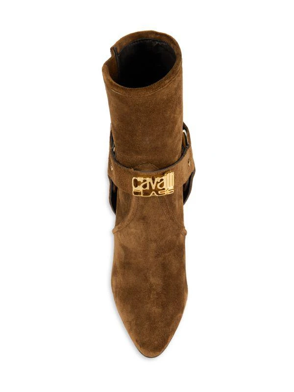 cavalli CLASS Suede Biker Boots 5