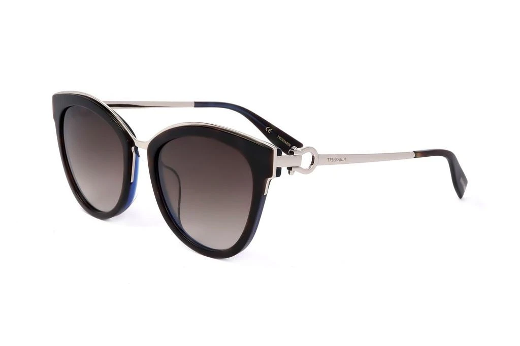 TRUSSARDI Trussardi Cat Eye Semi Rimless Sunglasses 2