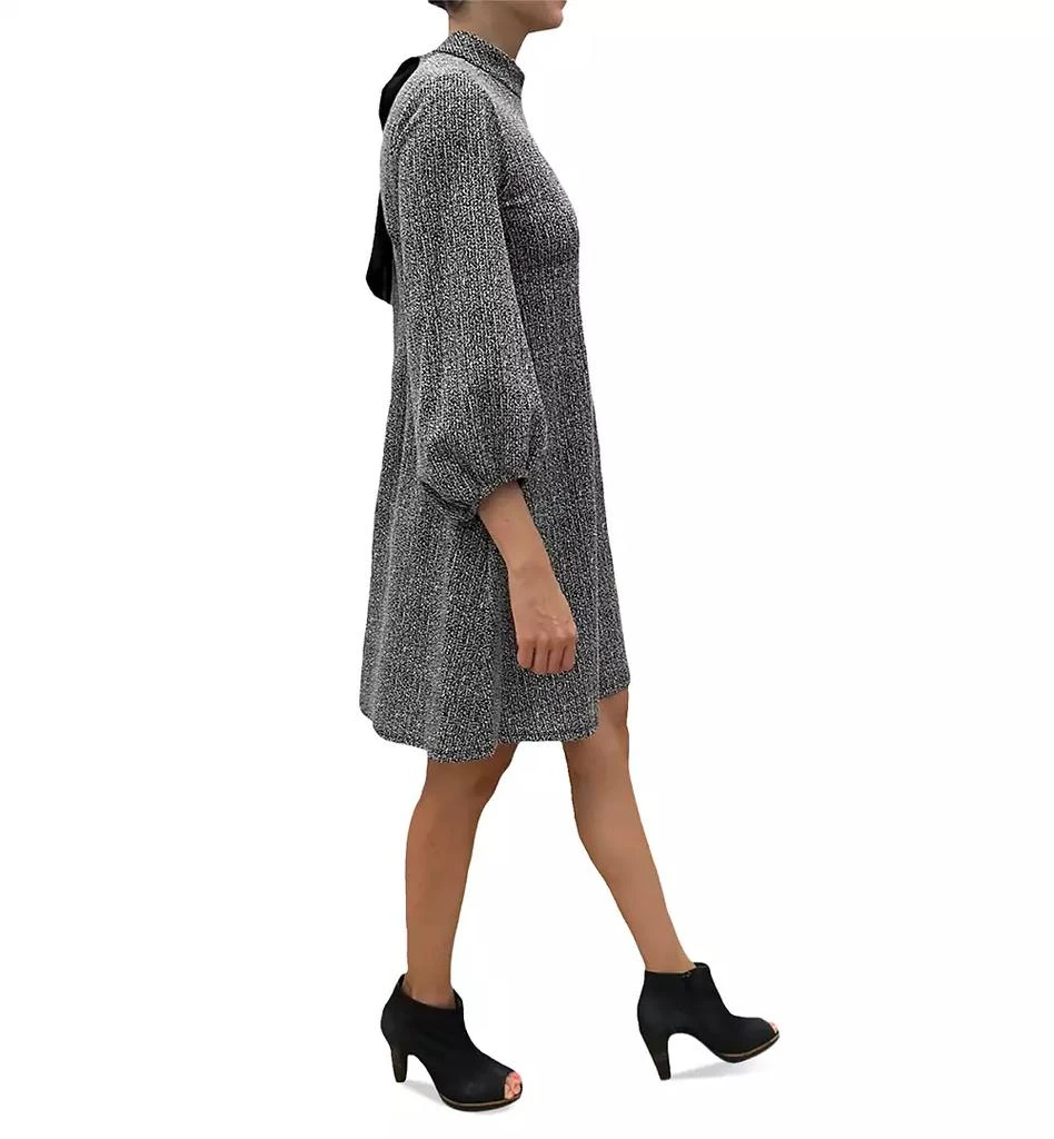 Robbie Bee Women's Mock-Neck Balloon-Sleeve Shift Dress 2