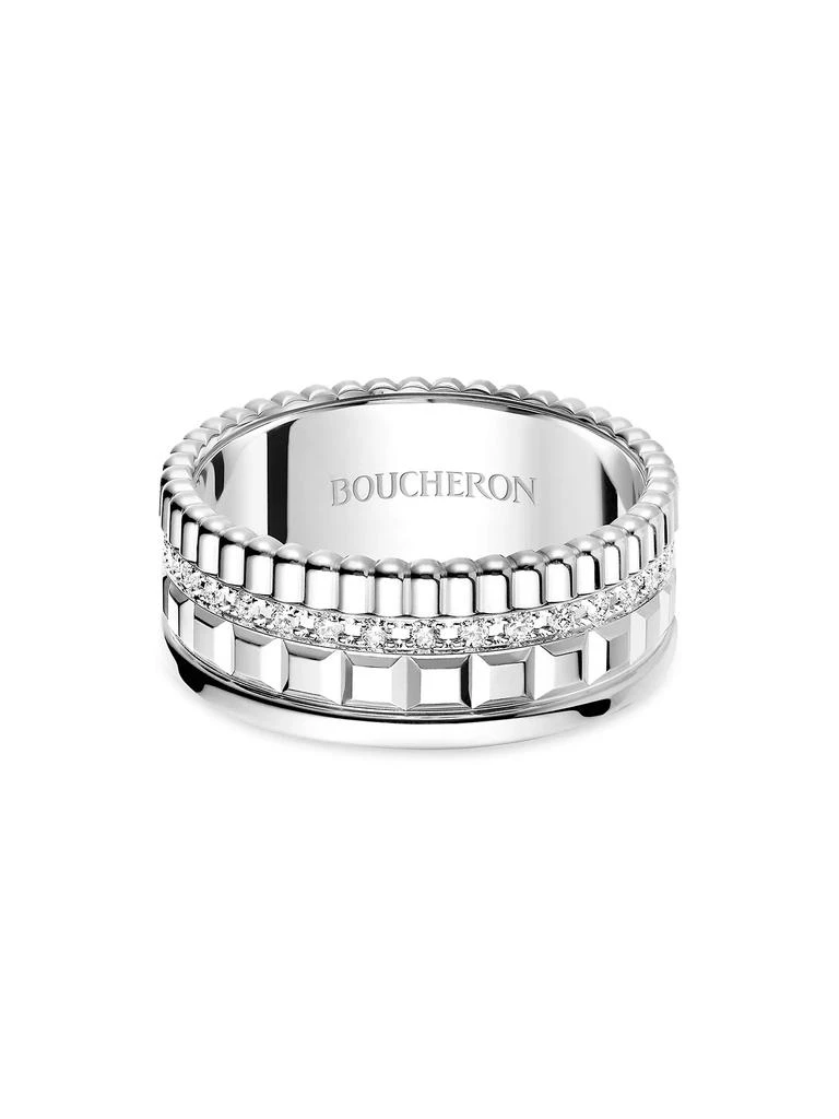 Boucheron Quatre Radiant 18K White Gold & 0.24 TCW Diamond Ring 1