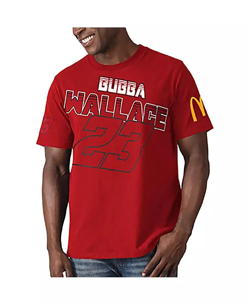 Starter Men's Red Bubba Wallace Special Teams T-shirt 1