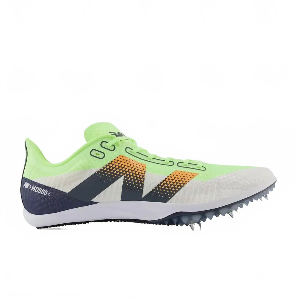 New Balance Men's Fuelcell Md500 V9 Track Shoes In Green Grey