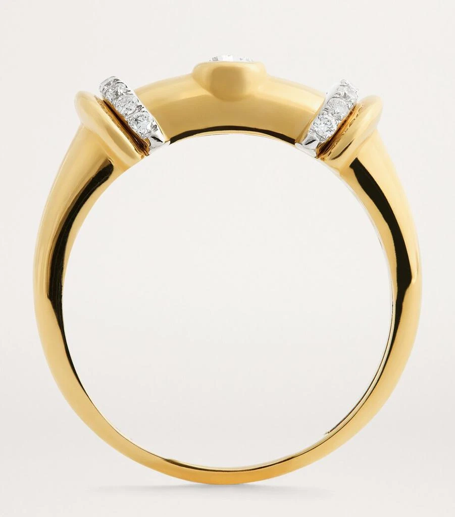 L'ATELIER NAWBAR Yellow Gold and Diamond Sailor Moon Ring 3