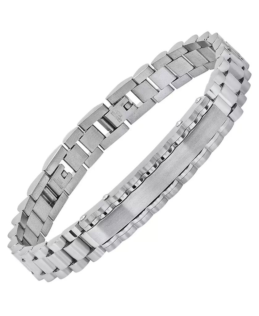 Hickey Freeman Woven Metal ID Watch Band Bracelet
