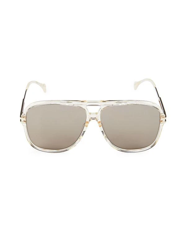 Gucci 63MM Aviator Sunglasses 1