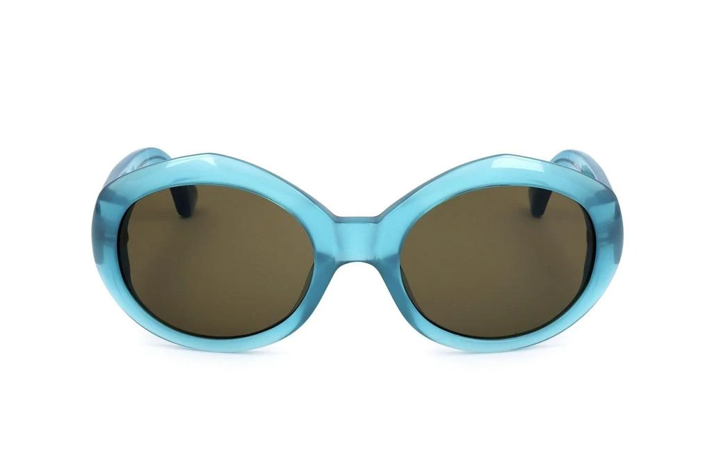 Linda Farrow X Dries Van Noten Oval Frame Sunglasses – On  display picture 2