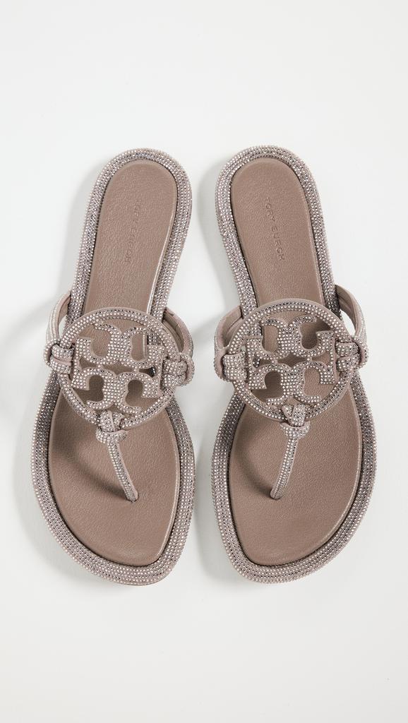Tory Burch Miller Knotted Pave Sandals - Shoes - Free