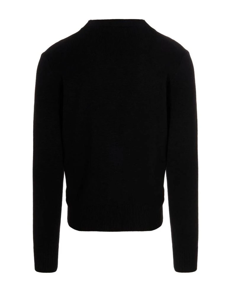 AMI AMI Paris Ami de Coeur Logo Embroidered Cardigan 2
