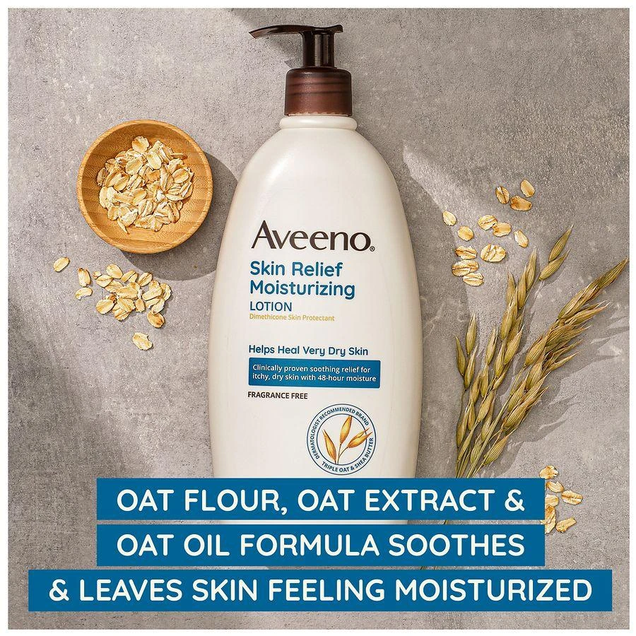 Aveeno Skin Relief Moisturizing Lotion with Soothing Triple Oat
Shea Butter Formula Fragrance-Free 8