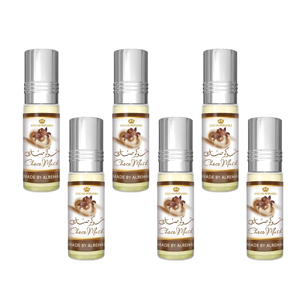 Al Rehab Al Rehab - Choco Musk Roll on Perfume 6 Pack (6 x 6ml)