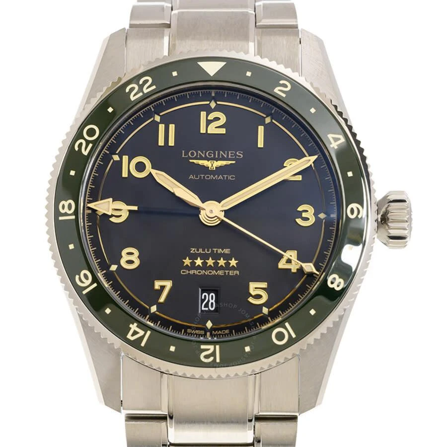 Longines Spirit Zulu Time Automatic Anthracite Dial Men's Watch L3.802.4.63.6 1