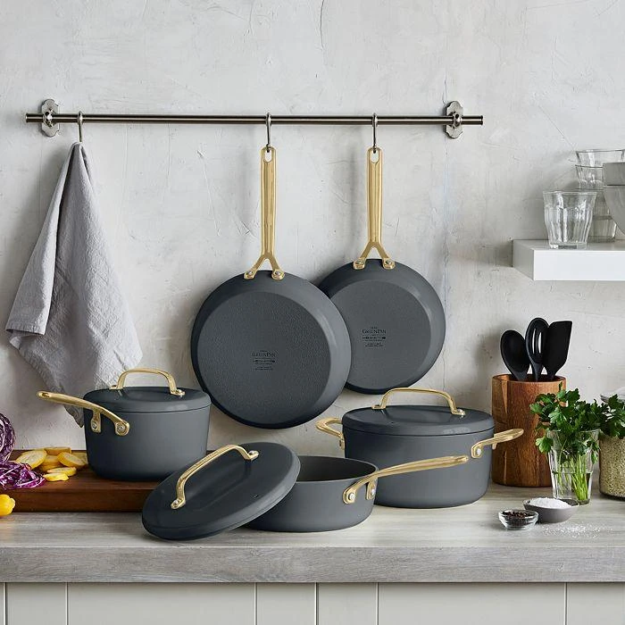 Greenpan GP5 Champagne 8 Piece Ceramic Non-Stick Cookware Set with 3-Piece Utensil Set - Exclusive 2