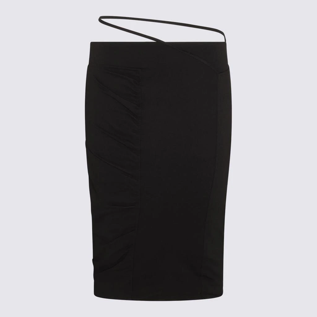 GAUGE81 Gauge81 Black Viscose Dayton Pencil Skirt 1