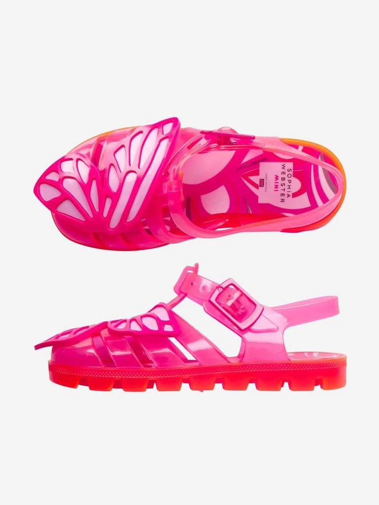 Sophia Webster Girls PVC Butterfly Jelly Sandals 4