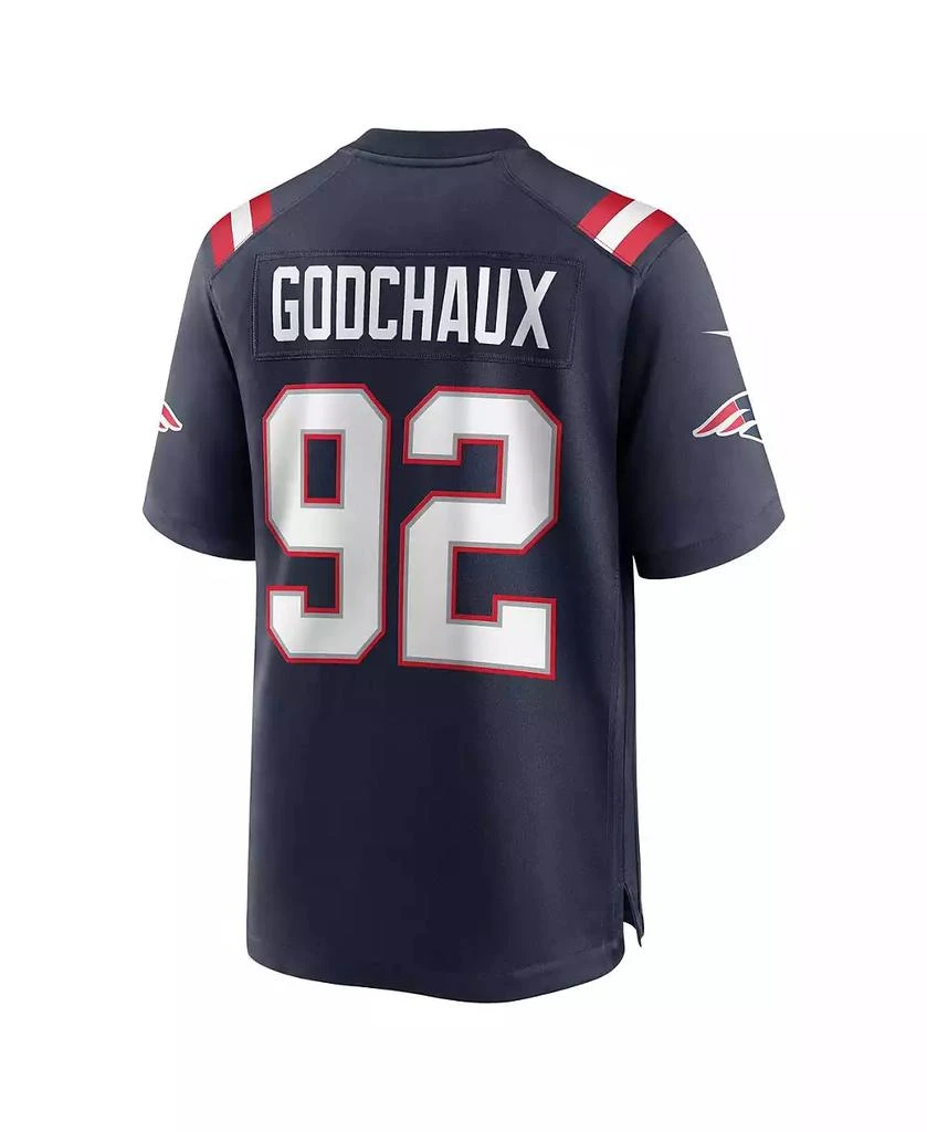 NIKE Men's Davon Godchaux Navy New England Patriots Game Jersey 2