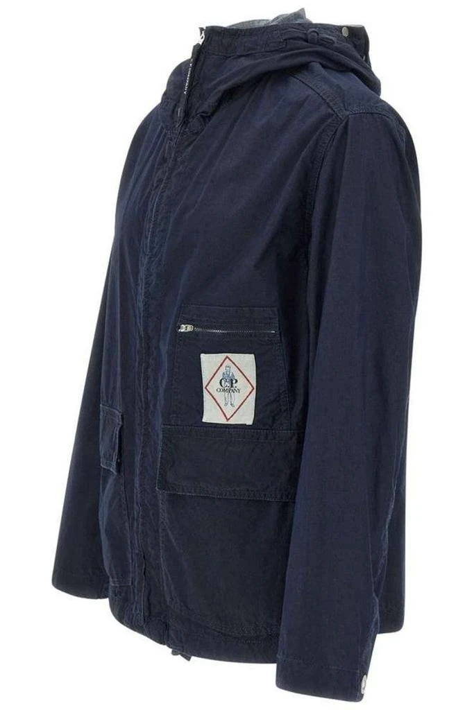 C.P. Company Hooded Padded Jacket with Zipper Closure 3