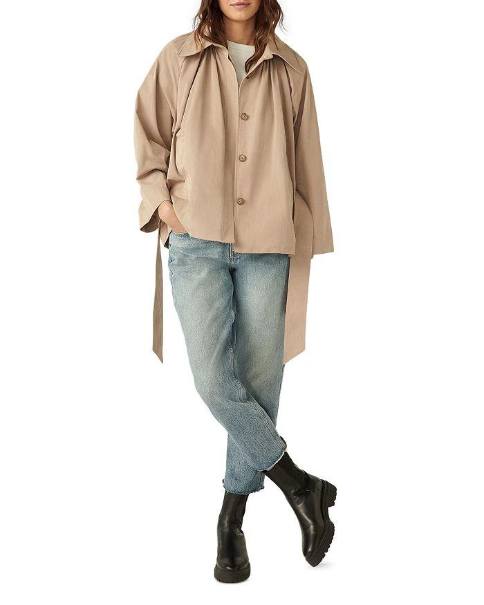 ba&sh Isma Cropped Trench Coat 4