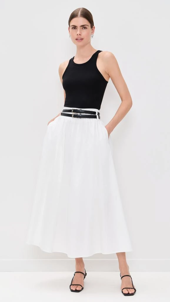 Pixie Market Thea Double Belted Skirt 4