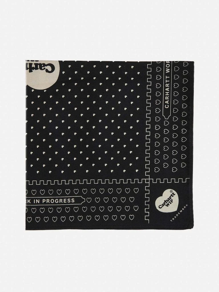 CARHARTT WIP Heart print cotton bandana 1