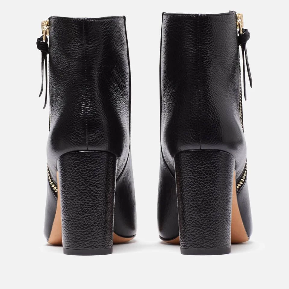 Kate Spade KATE SPADE NEW YORK WOMEN'S LEATHER HEELED ANKLE BOOTS 4