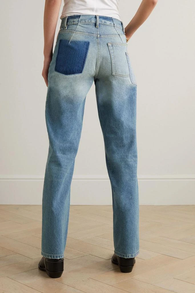 GAUCHERE Cutout low-rise straight-leg jeans 3