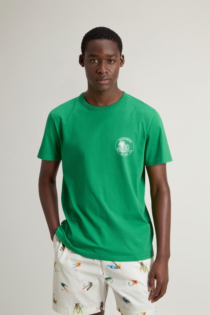 Woolrich Pure Cotton T-shirt - Men - Blue
