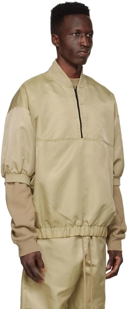 Essentials Tan Nylon Jacket 2