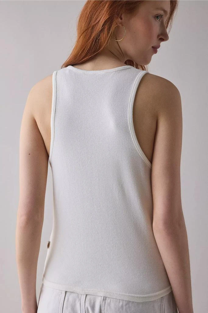 DICKIES Dickies Graphic Split V-Neck Cropped Tank Top 3