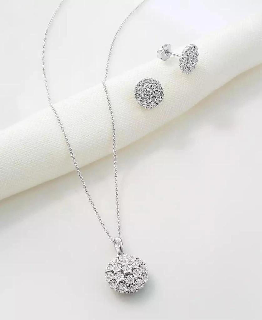 Macy's Bonus Offer: Diamond Cluster Button Stud Earrings with any $25 purchase! (Orig. $170 Value) Available in Bag with qualifying purchase. 5