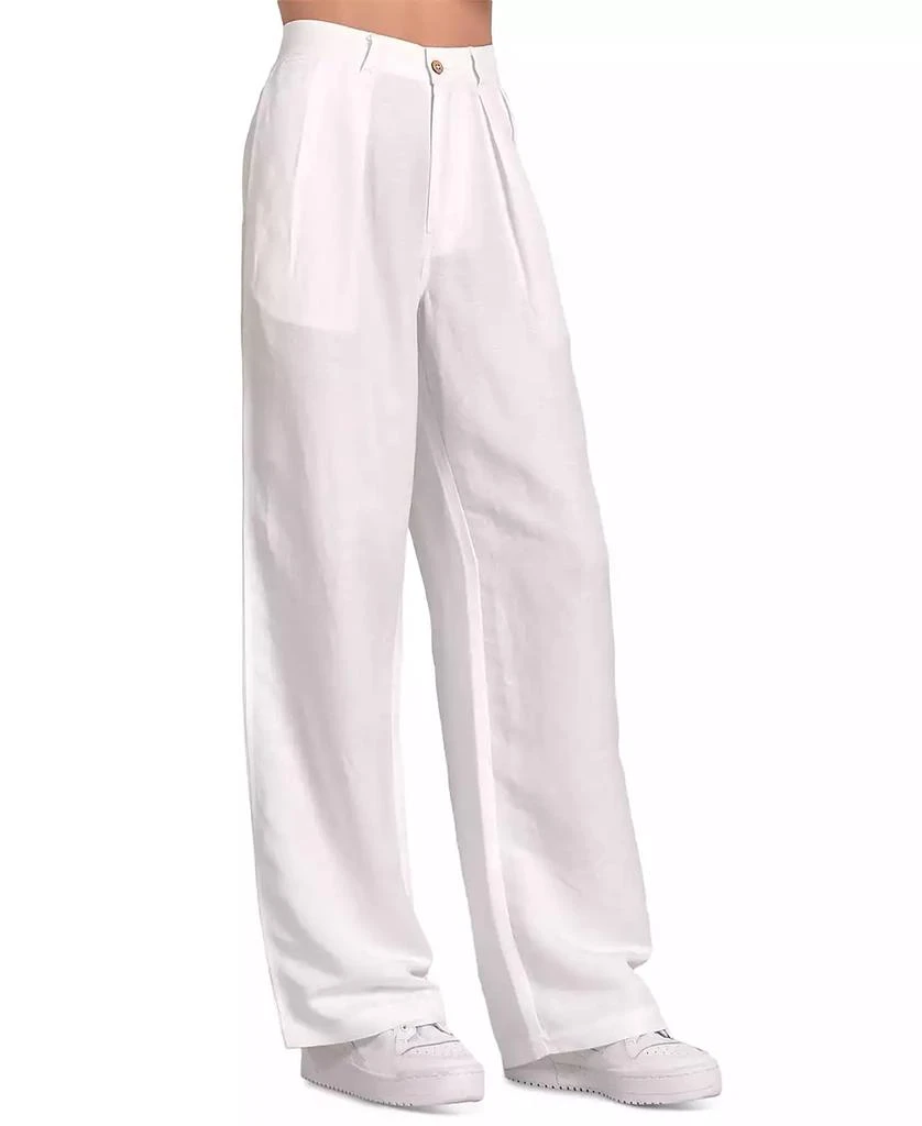 Elan Women's Pleat-Front Wide-Leg Pants 4