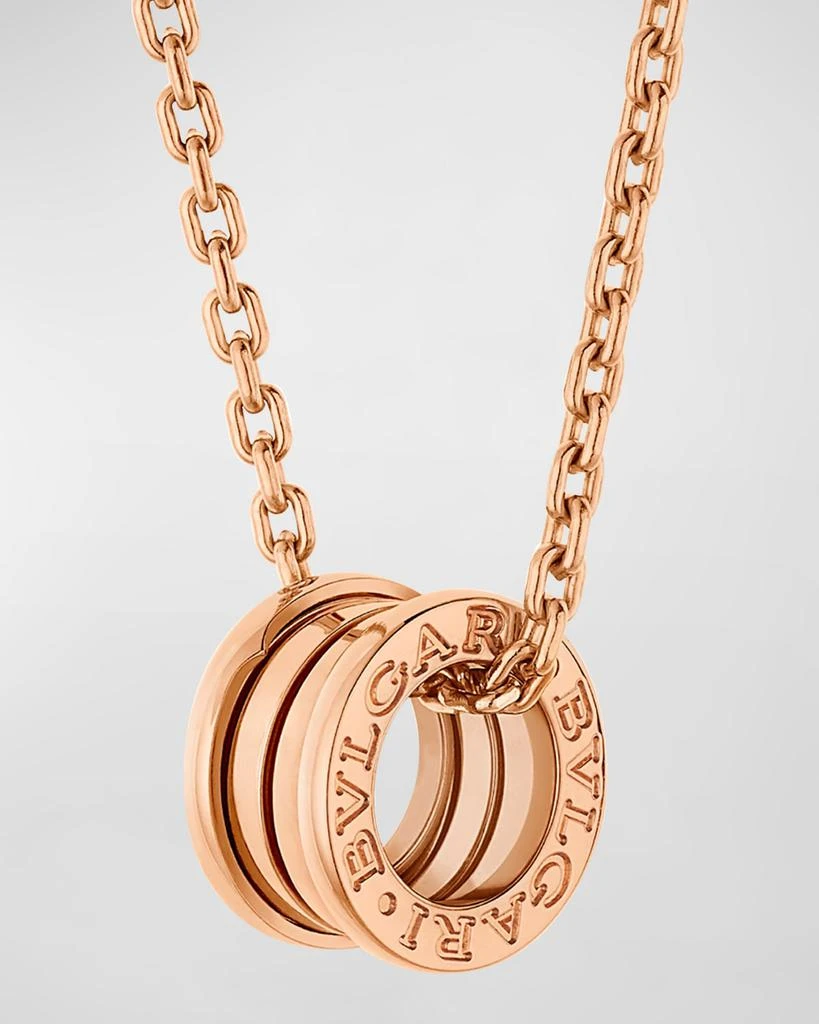 BVLGARI B.Zero1 Pendant Necklace in Pink Gold 1