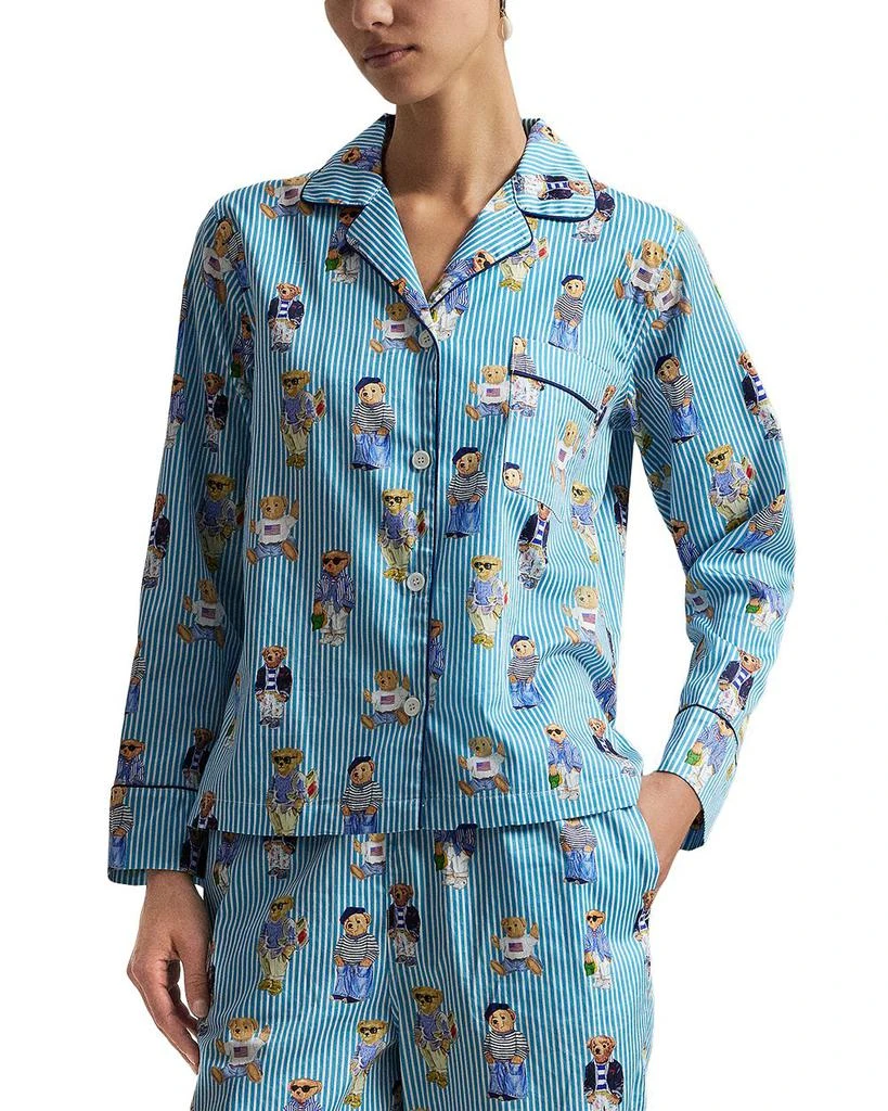 Ralph Lauren Madison Printed Pajama Set in Aqua Mist 3