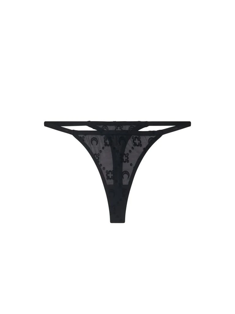 MARINE SERRE Marine Serre Moonogram Mesh Thong 1