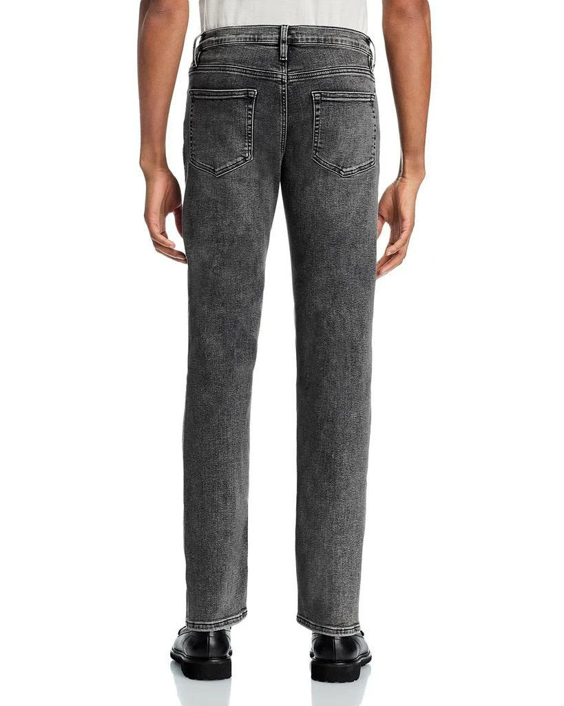 FRAME Jet Set Modern Slim Straight Jeans in Silent Black 4