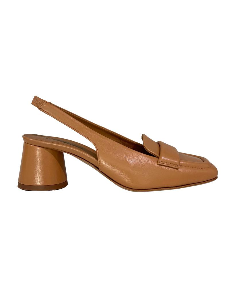 HALMANERA Halmanera - Women's Slingback Loafer with Stack Heel