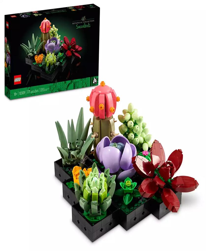 LEGO Icons 10309 Succulents Botanical House Plants Adult Toy Building Set
