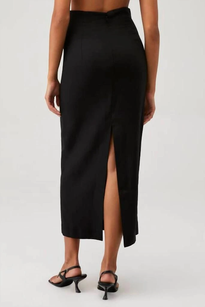 Bardot Rhee Midi Skirt In Black 2